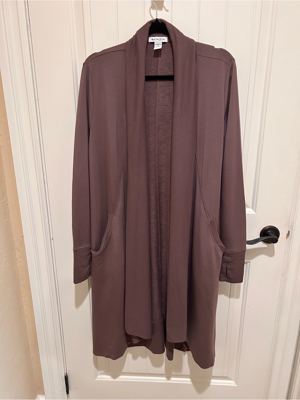 NWOT: Athleta Long Pranayama Wrap in Driftwood